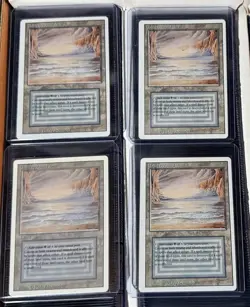 4x Underground Sea Land Magic The Gathering MTG Vintage Collection - Image 1