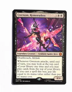 Gwenom, Remorseless ~ Magic MTG Spider-Man ~ 0056 Legendary - Image 1