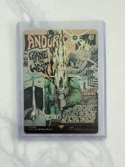 Anduril, Flame of the West (Borderless Poster) Lord of the Rings Regular NM - Image 1