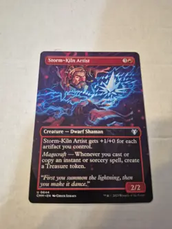 Storm-Kiln Artist (Borderless) Commander Masters Regular - Image 1