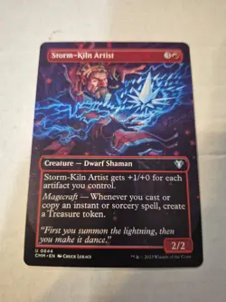 Storm-Kiln Artist (Borderless) Commander Masters Regular - Image 2