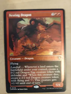 Nesting Dragon (Foil Etched) Commander Masters Foil - Image 1
