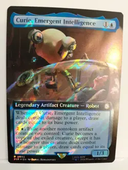 Curie, Emergent Intelligence (Extended Art) (Surge Foil) Universes Beyond:... - Image 1