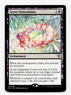 Grave Venerations [Commander: Lorwyn Eclipsed] Magic - MTG ECC 0009 NM 💀 - Image 3