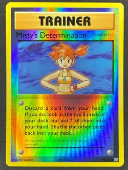 Pokemon Misty's Determination Reverse Holo 80/108 EVO Evolutions NM - Image 1