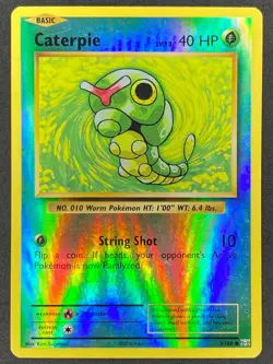 Pokemon Caterpie Reverse Holo 3/108 EVO Evolutions LP - Image 1