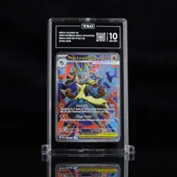 TAG 10 Mega Lucario ex 160/132 Me01: Mega Evolution Holo Pokemon - Image 1