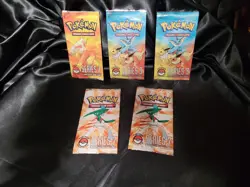 Pokemon Pop Series Packs x5 -Sealed w/ Wear- Series 1, 3, 7 - 2004 - 2008 - Image 1