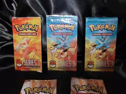 Pokemon Pop Series Packs x5 -Sealed w/ Wear- Series 1, 3, 7 - 2004 - 2008 - Image 2