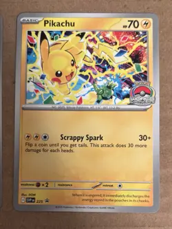 POKEMON TCG PIKACHU Black Star Promo Cards SVP 088 & World Championship SVP 225 - Image 5