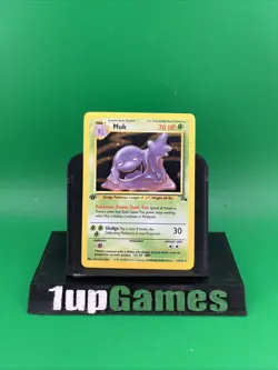Pokemon Card Muk 13/62 Fossil Set 1st Edition Holo Foil Lightly Played - Image 1