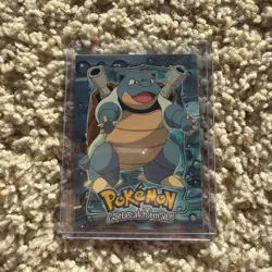 Pokemon Blastoise #09 Topps, NM-LP Condition Black Logo - Image 1