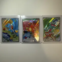 Pokemon TCG First Partner Illustration Collection Series 1 Kanto GEN 1 Starters - Image 1