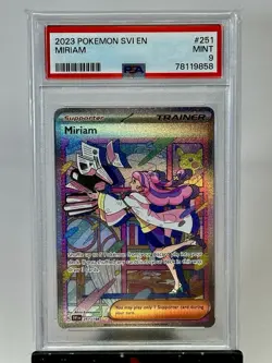2023 Pokemon Scarlet Violet Miriam 251/198 SIR Full Art PSA 9 Mint New! - Image 1