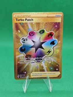 1x Turbo Patch - 200/189 - Secret Rare Darkness Ablaze Pokemon Near Mint - Image 1