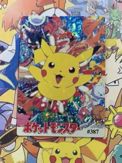 Pokemon Charizard Vintage Pocket Monsters Vending HOLO Prism Sticker 98 Nintendo - Image 3