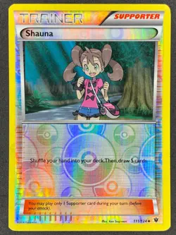 Pokemon Shauna Reverse Holo 111/124 FCO Fates Collide LP/NM - Image 1