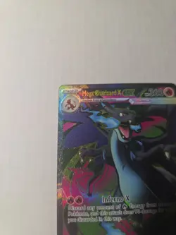 Mega Charizard X Ex 109/94 Ultra Rare Full Art Phantasmal Flames Pokemon Clean - Image 2