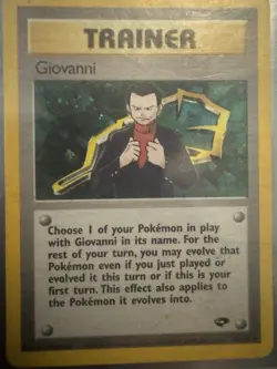 Pokemon Trainer Giovanni 18/132, Gym Challenge, Holo Rare - Image 3