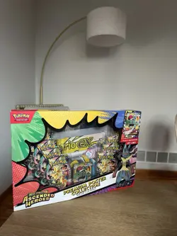Pokemon TCG Ascended Heroes Premium Poster Collection Mega Lucario EX IN HAND - Image 1