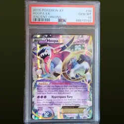 2015 POKEMON XY HOOPA EX ANCIENT ORIGINS #36 PSA 10 - Image 1