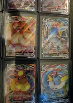 Eeveelution Vmax 9 Card Complete Set Pokemon Evolving Skies NM Umbreon Eevee - Image 4