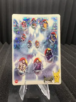 Pokemon Vintage Pocket Monsters Vending HOLO Prism Sticker 1999 Nintendo Japan - Image 1