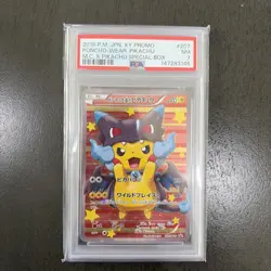Pokemon TCG Poncho-Wearing Pikachu Mega Charizard x Promo 2016 - Image 1