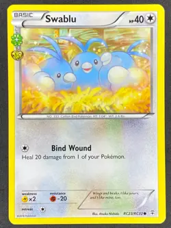 Pokemon Swablu RC23/RC32 GEN Generations Radiant Collection NM - Image 1