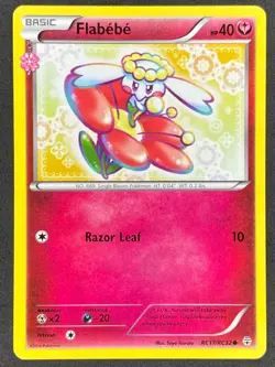 Pokemon Flabebe RC17/RC32 GEN Generations Radiant Collection LP/NM - Image 1