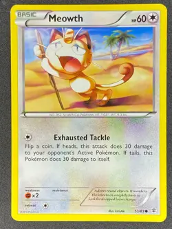 Pokemon Meowth 53/83 GEN Generations LP/NM - Image 1