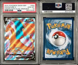 Pokemon Charizard V SWSH050 SWSH Promo Black Star Holo 220 HP English PSA 10 - Image 3