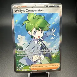 Wally’s Compassion Pokemon TCG Mega Evolutions Base 176/132 Illustration Rare - Image 1