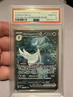 Pokemon Paldean Fates Gardevoir EX #233 PSA10 - Image 1