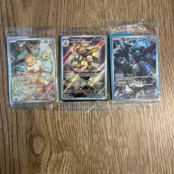 3x Pokemon SEALED ETB Promo Lot - Eevee, Alakazam, N’s Zekrom - Near Mint - Image 1