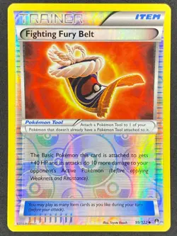 Pokemon Fighting Fury Belt Reverse Holo 99/122 BKP BREAKpoint LP/NM - Image 1