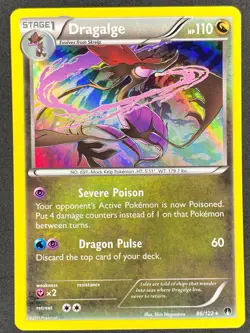 Pokemon Dragalge 86/122 BKP BREAKpoint NM - Image 1