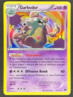 Pokemon Garbodor 57/122 BKP BREAKpoint NM - Image 1