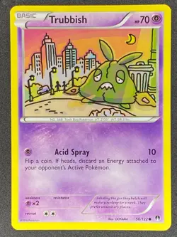 Pokemon Trubbish 56/122 BKP BREAKpoint LP/NM - Image 1