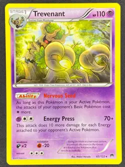 Pokemon Trevenant 65/122 BKP BREAKpoint LP/NM - Image 1