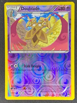Pokemon Doublade Reverse Holo 61/122 BKP BREAKpoint LP - Image 1