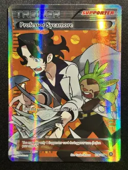 Professor Sycamore - 114/114 - Full Art Ultra Rare NM, English Pokemon Steam - Image 1