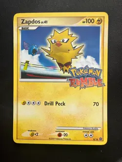 2009 Pokemon Pokemon Rumble Zapdos 8/16 LP - Image 1