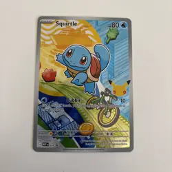 Pokemon Squirtle MEP 039 First Partner Illustration Rare Promo 30th Anniversary - Image 1