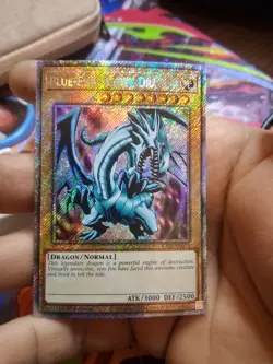 Yugioh!-Blue-Eyes White Dragon- Platinum Secret- Ra03-en079- 1st Ed-(LP/NM) - Image 3