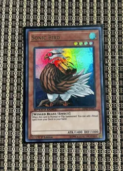Yugioh Sonic Bird SBAD-EN011 Ultra Rare SPEED DUEL 1st Edition NM - Image 1