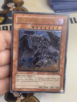 Dark Horus PTDN-EN016 Unlimited Ultimate Rare YuGiOh! VLP EURO - Image 2