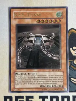 B.E.S Tetran EEN-EN017 Ultimate Rare Unlimited YuGiOh! NM EURO - Image 3