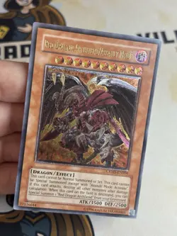 Yu-Gi-Oh! Red Dragon Archfiend/Assault Mode CRMS-EN004 Ultimate Rare NM EURO - Image 2