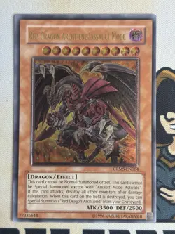 Yu-Gi-Oh! Red Dragon Archfiend/Assault Mode CRMS-EN004 Ultimate Rare NM EURO - Image 3